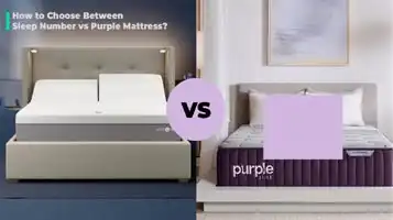 How to Choose Between Sleep Number vs Purple Mattress?